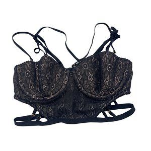 Victoria’s Secret Black Very Sexy Balconette 34B Strappy, convertible strapless